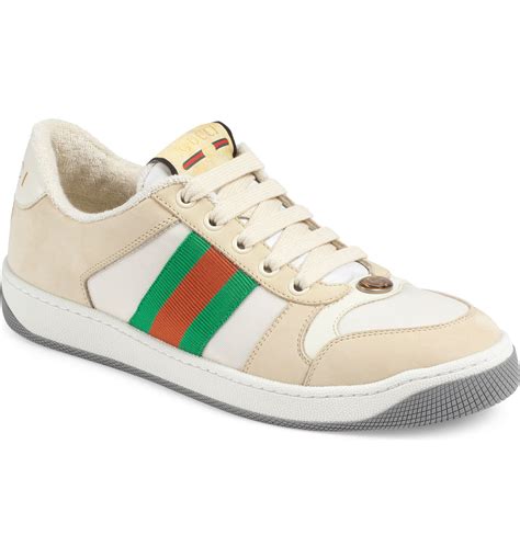 cheap womens gucci sneakers|gucci screener low top sneakers.